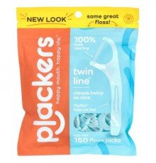 Plackers, Twin-Line, Floss Picks, Cool Mint, 150 Count