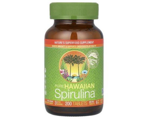 Nutrex Hawaii, Pure Hawaiian Spirulina®, 500 mg, 200 Tablets