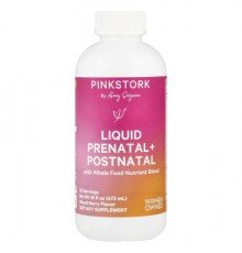 Pink Stork, Liquid Prenatal + Postnatal, Mixed Berry, 16 fl oz (473 ml)