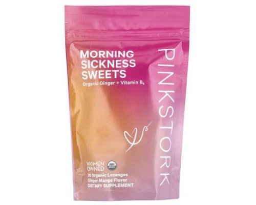 Pink Stork, Morning Sickness Sweets, Ginger Mango, 30 Organic Lozenges