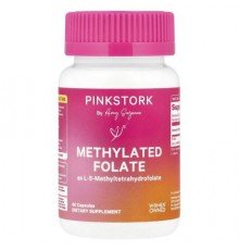 Pink Stork, Methylated Folate,  60 Capsules