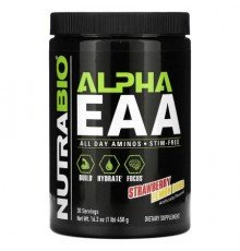 NutraBio, Alpha EAA, Strawberry Lemon Bomb, 1 lb (458 g)