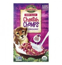Nature's Path, EnviroKidz, Organic Cheetah Chomps® Cereal, Berry Blast , 10 oz (284 g)