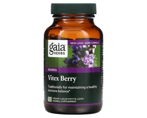 Gaia Herbs, Vitex Berry for Women, 120 Vegan Liquid Phyto-Caps