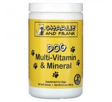 Charlie and Frank, Dog Multi-Vitamin & Mineral, Supports Fresh Breath, 60 Soft Chews,  6.3 oz (180 g)