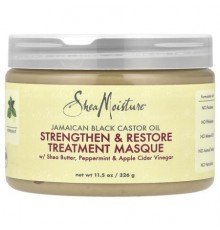 SheaMoisture, Jamaican Black Castor Oil, Strengthen & Restore Treatment Masque, 11.5 oz (326 g)