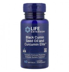 Life Extension, Black Cumin Seed Oil and Curcumin Elite™, 60 Softgels