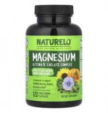 NATURELO, Magnesium Glycinate Chelate Complex, 120 Vegetarian Capsules
