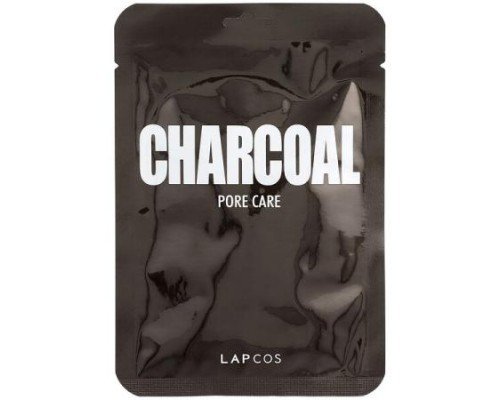 Lapcos, Charcoal Beauty Sheet Mask, Pore Care, 1 Sheet, 0.84 fl oz (25 ml)