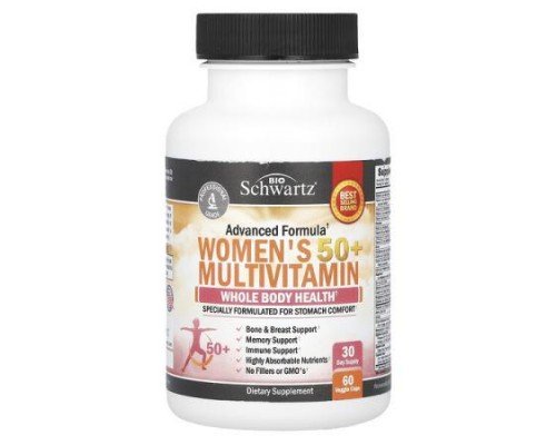 BioSchwartz, Women's 50+ Multivitamin, 60 Veggie Caps