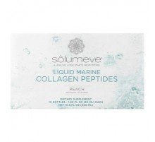 Solumeve, Ageless Beauty, Liquid Marine Collagen, Peach , 10 Bottles, 1.69 fl oz (50 ml) Each