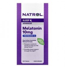 Natrol, Melatonin, Advanced, 100 Tablets