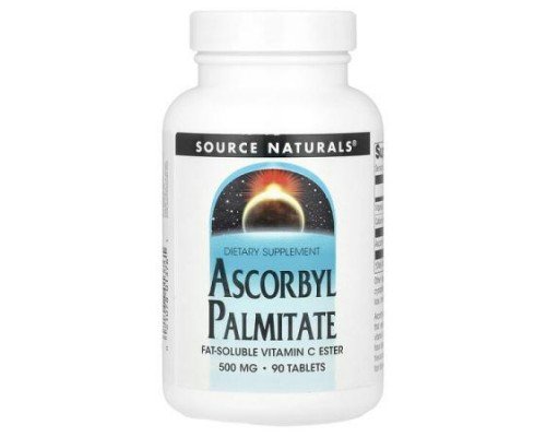 Source Naturals, Ascorbyl Palmitate, 500 mg, 90 Tablets