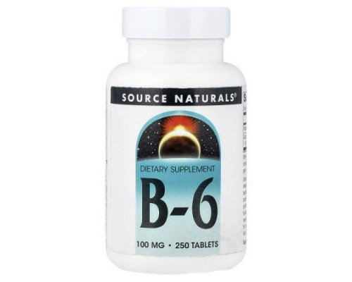 Source Naturals, B-6, 250 Tablets
