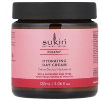 Sukin, Hydrating Day Cream, Rosehip, 4.06 fl oz (120 ml)