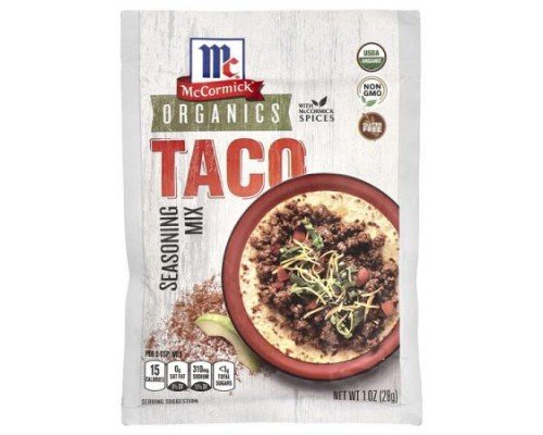McCormick, Organics, Taco Seasoning Mix, 1 oz (28 g)