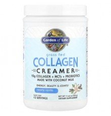 Garden of Life, Grass Fed Collagen Creamer, Creamy Vanilla, 11.64 oz (330 g)