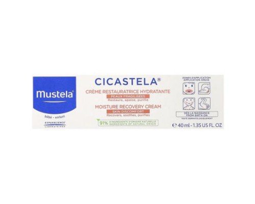 Mustela, Cicastela® Moisture Recovery Cream, 1.35 fl oz (40 ml)