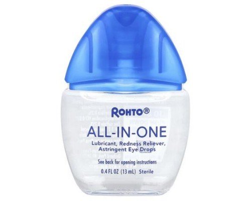 Rohto, Cooling Eye Drops, All-In-One, 0.4 fl oz (13 ml)